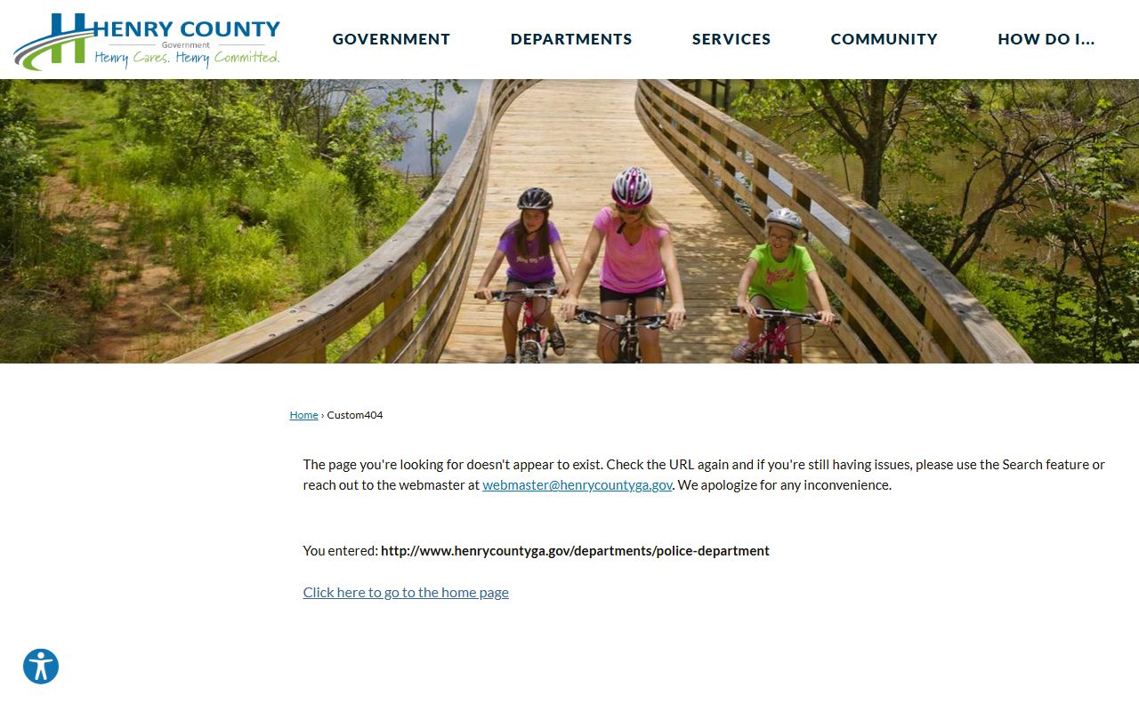 Henry County Police Department criminal history resources