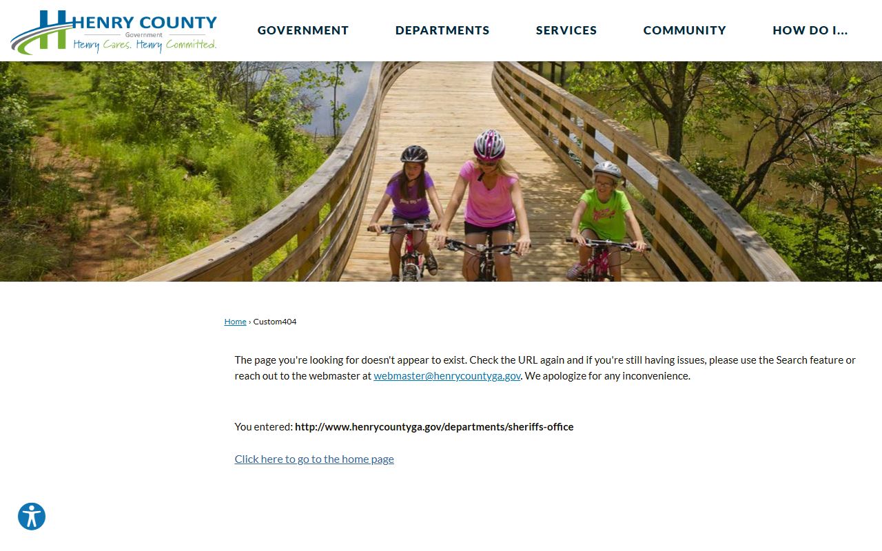 Henry County Sheriff's Office criminal history records